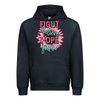 Navy fight believe hope survive cancer awareness Urban Hoodie - CowGirlArtShop