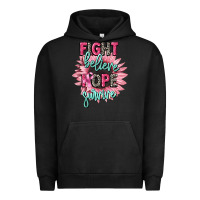 Pigment Black fight believe hope survive cancer awareness Urban Hoodie - CowGirlArtShop
