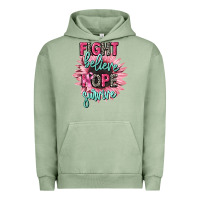 Pigment Oil Green fight believe hope survive cancer awareness Urban Hoodie - CowGirlArtShop
