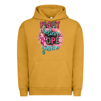 Pigment Peanut Butter fight believe hope survive cancer awareness Urban Hoodie - CowGirlArtShop