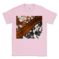 Bubblegum Pink cowhide leather Classic Tee - BarkalooDesign