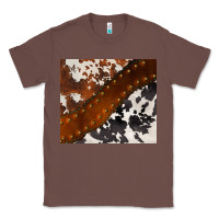 Chestnut cowhide leather Classic Tee - BarkalooDesign