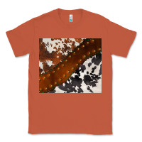 Copper cowhide leather Classic Tee - BarkalooDesign