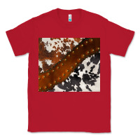 Red cowhide leather Classic Tee - BarkalooDesign