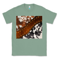 Sage cowhide leather Classic Tee - BarkalooDesign