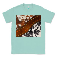 Seafoam cowhide leather Classic Tee - BarkalooDesign