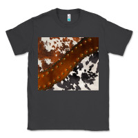 Smoke cowhide leather Classic Tee - BarkalooDesign