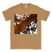 Toasted Coconut cowhide leather Classic Tee - BarkalooDesign