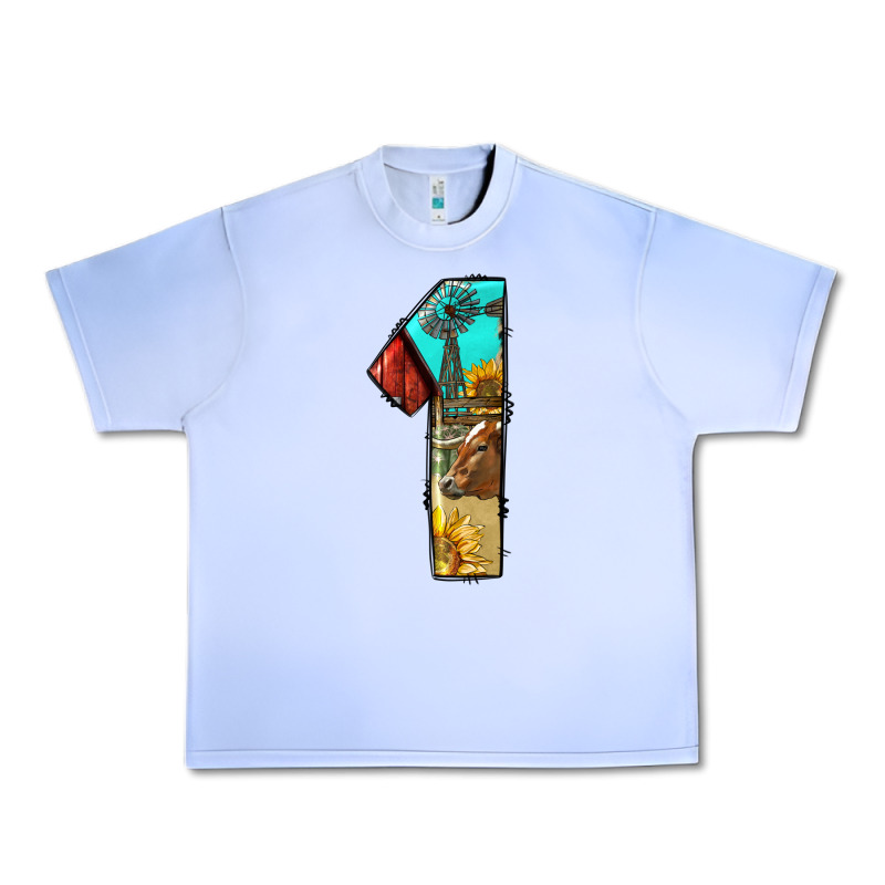 Farm Life Alphabet Numbers 1 Urban Heavy Tee by BundleAndBundleShop | Teevron