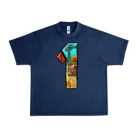 Navy farm life alphabet numbers 1 Urban Heavy Tee - BundleAndBundleShop