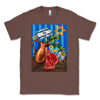 Chestnut hanukkah table with oil pitcher Classic Tee - AdoDesignShop