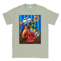 Matcha hanukkah table with oil pitcher Classic Tee - AdoDesignShop