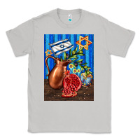 Moon Dust hanukkah table with oil pitcher Classic Tee - AdoDesignShop