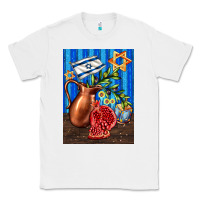 White hanukkah table with oil pitcher Classic Tee - AdoDesignShop