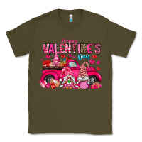 Army Green Happy Valentines Day Classic Tee - CowhideDigitalArt