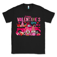 Black Happy Valentines Day Classic Tee - CowhideDigitalArt