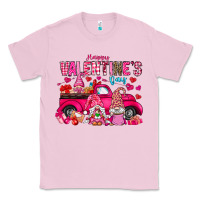 Bubblegum Pink Happy Valentines Day Classic Tee - CowhideDigitalArt