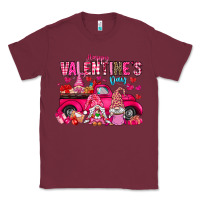 Burgundy Happy Valentines Day Classic Tee - CowhideDigitalArt