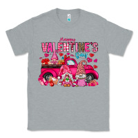 Heather Grey Happy Valentines Day Classic Tee - CowhideDigitalArt