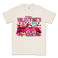 Natural Happy Valentines Day Classic Tee - CowhideDigitalArt