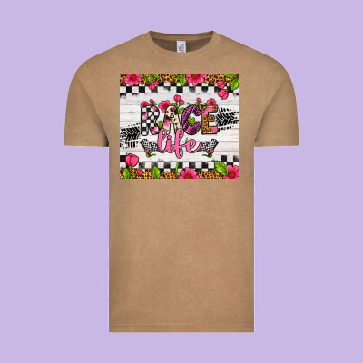 Race Life Tumbler Vintage Tee Designed By Artiststas