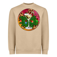 Mushroom Christmas martini Heavyweight Sweatshirt - AdoDesignShop