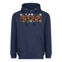 Navy easter day baby heifers Heavyweight Hoodie - Artiststas