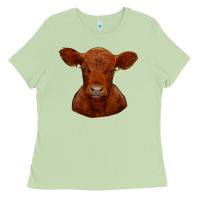 Matcha red angus calf Ladies Tee - RanaPortraitStore