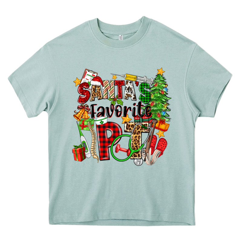 Santa's Favorite Pt Heavy Core Tee by Zillion Design Studio | Teevron