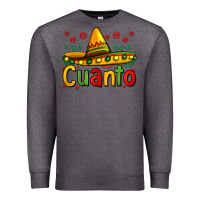 Charcoal Heather Cuanto my fourth mexican birthday Premium Sweatshirt - Jasminsmagicworld