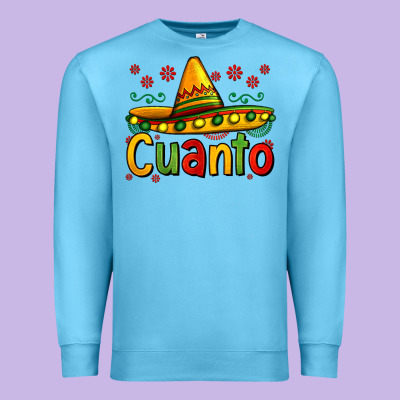 Cuanto My Fourth Mexican Birthday Premium Sweatshirt Designed By Jasminsmagicworld