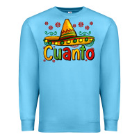 Ocean Blue Cuanto my fourth mexican birthday Premium Sweatshirt - Jasminsmagicworld