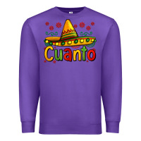 Purple Cuanto my fourth mexican birthday Premium Sweatshirt - Jasminsmagicworld