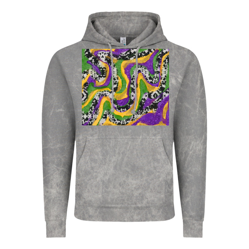 Mardi Gras Cowhide Vintage Hoodie by RanaPortraitStore | Teevron