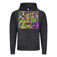 Vintage Black mardi gras cowhide Vintage Hoodie - RanaPortraitStore