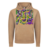 Vintage Coffee mardi gras cowhide Vintage Hoodie - RanaPortraitStore