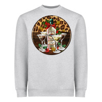 Heather Grey christmas martini cocktail party Heavyweight Sweatshirt - AdoDesignShop