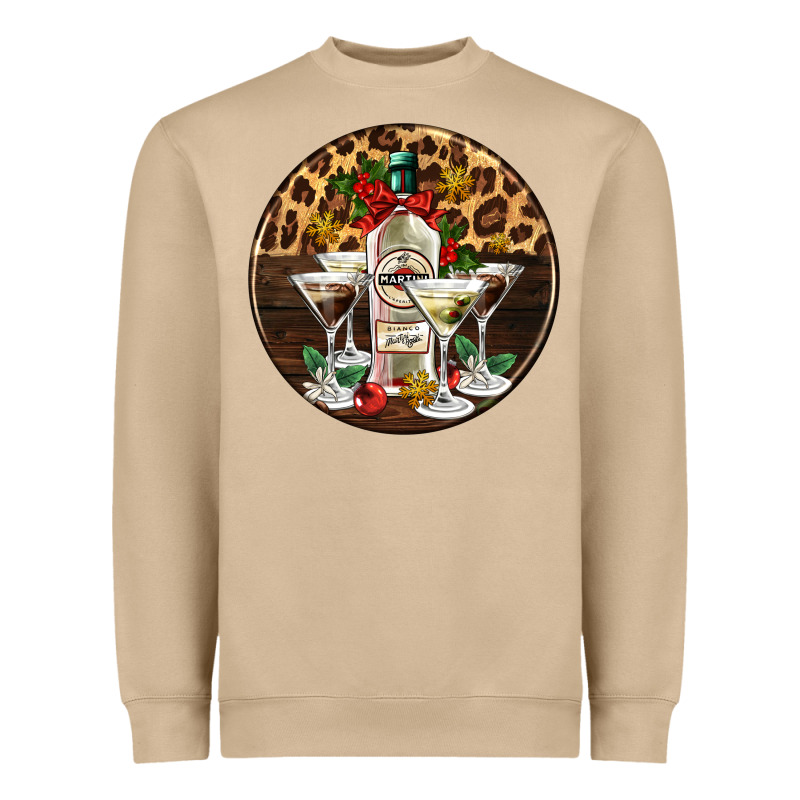 Christmas Martini Cocktail Party Heavyweight Sweatshirt by AdoDesignShop | Teevron