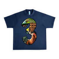 Navy farm life alphabet numbers 3 Urban Heavy Tee - BundleAndBundleShop