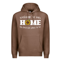 Chestnut welcome to our Home Sunflower Premium Hoodie - Bettercallsaul