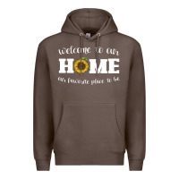 Welcome To Our Home Sunflower Premium Hoodie | Teevron