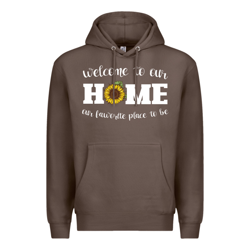 Welcome To Our Home Sunflower Premium Hoodie by Bettercallsaul | Teevron