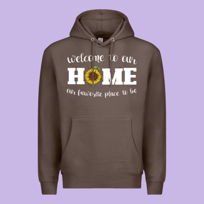 Welcome To Our Home Sunflower Premium Hoodie Designed By Bettercallsaul