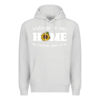 Dove Grey welcome to our Home Sunflower Premium Hoodie - Bettercallsaul