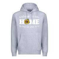 Heather Grey welcome to our Home Sunflower Premium Hoodie - Bettercallsaul