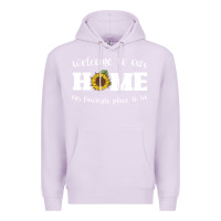 Lilac welcome to our Home Sunflower Premium Hoodie - Bettercallsaul