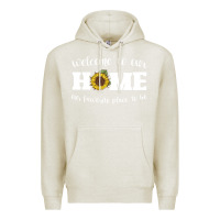 Oatmeal Heather welcome to our Home Sunflower Premium Hoodie - Bettercallsaul