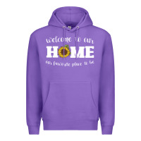 Purple welcome to our Home Sunflower Premium Hoodie - Bettercallsaul