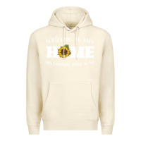 Sandshell welcome to our Home Sunflower Premium Hoodie - Bettercallsaul
