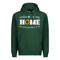 Sports Green welcome to our Home Sunflower Premium Hoodie - Bettercallsaul